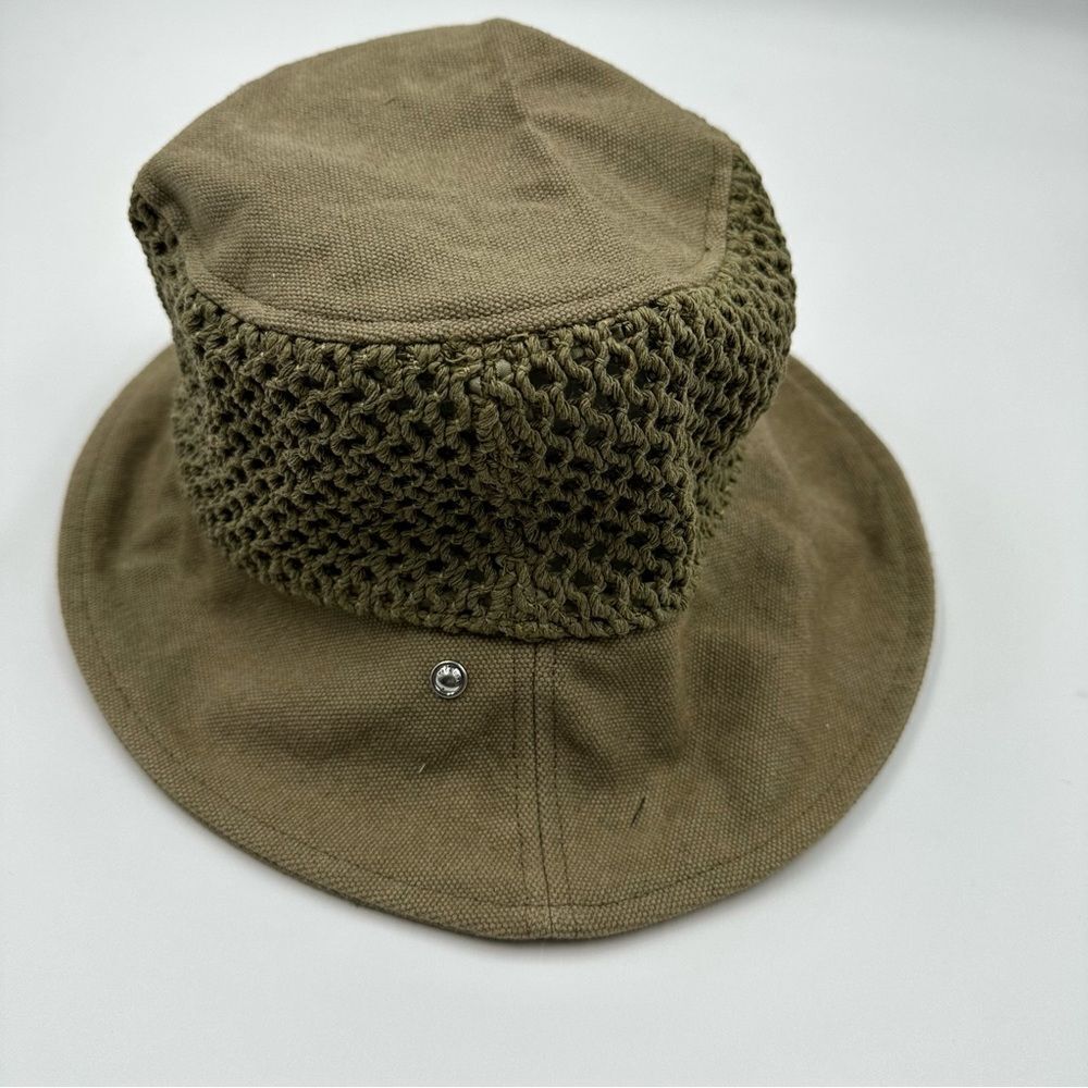 Rag & Bone Nando Bucket Netting Hat in Safari Net New with tags